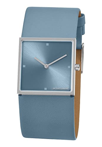 JACQUES LEMANS Damen-Uhren Analog Quarz One Size Blau 32016506 von JACQUES LEMANS