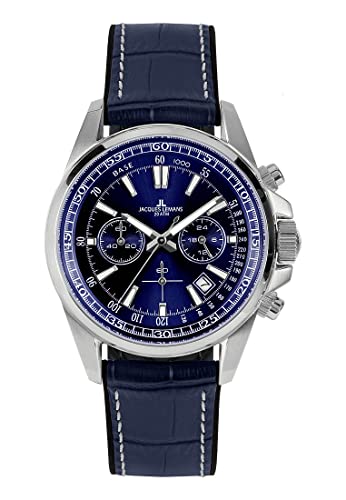 JACQUES LEMANS Herren Analog Quarz Uhr 1-2117C von JACQUES LEMANS