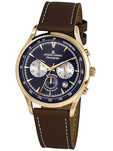 Jacques Lemans Herrenuhr Chronograph Retro Classic 1-2068K von JACQUES LEMANS