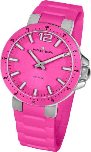 Jacques Lemans Unisex-Armbanduhr Milano Analog Silikon 1-1709I von JACQUES LEMANS