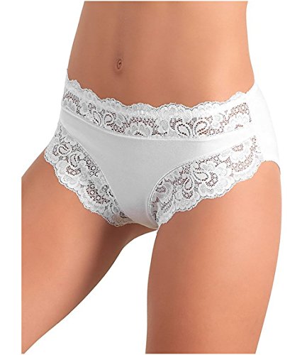 JADEA 3 oder 6 Slip 742 Schwarz Damen Unterwäsche, 3 Stücke Skin, 6 von JADEA