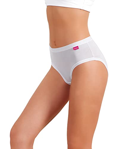JADEA - Damen-Slip 786 Midi 3 Stück, Weiß 42 von JADEA