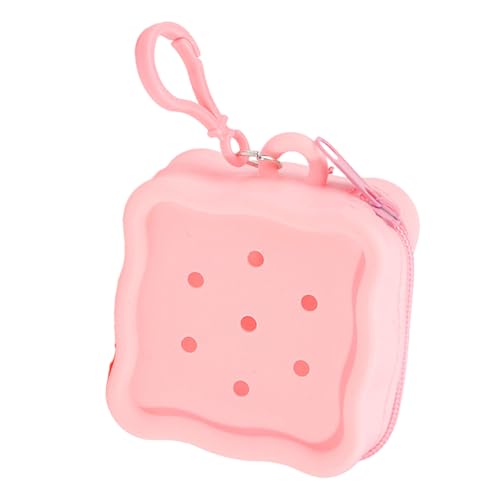 Weiche Silikon-Geldbörse mit Reißverschluss, schönes Cartoon-Loch-Design, Miniatur-Geldbörse, Kinder-Aufbewahrungstaschen, Organizer für Ki, fuchsia, 8x8cm/3.15x3.15inches Weiche Silikon-Geldbörse mit Reißverschluss, schönes Cartoon-Loch-Design, Miniatur-Geldbörse, Kinder-Aufbewahrungstaschen, Organizer für Ki, fuchsia, 8x8cm/3.15x3.15inches von JADEWaa