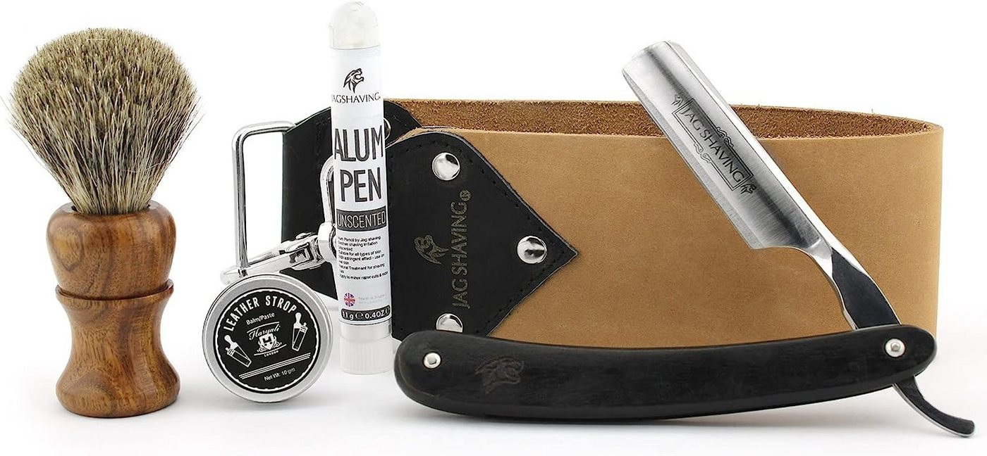 JAG SHAVING Rasierset JAG Shaving 5-teiliges Cut Throat Razor Rasierset für Männer von JAG SHAVING