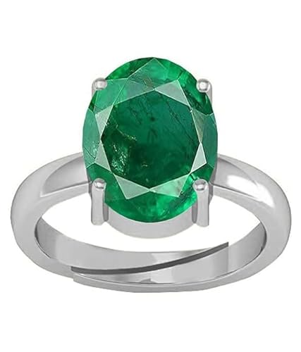JAGDAMBA GEMS 13,50 Karat zertifizierter natürlicher sambischer Smaragd Panna Rechteck Panchdhatu Verstellbarer Ring für Damen und Herren, Smaragd Panna Ring, Smaragd, Smaragd-Panna-Ring, Smaragd JAGDAMBA GEMS 13,50 Karat zertifizierter natürlicher sambischer Smaragd Panna Rechteck Panchdhatu Verstellbarer Ring für Damen und Herren, Smaragd Panna Ring, Smaragd, Smaragd-Panna-Ring, Smaragd von JAGDAMBA GEMS