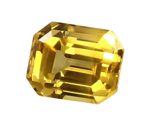 JAGDAMBA GEMS 4,25 Ratti Natürlicher gelber Saphir-Edelstein, Original zertifiziert, natürliche Ceylon-Qualität, gelber Saphir, Pukhraj-Stein, unbeheizt, für Männer und Frauen, natürlicher JAGDAMBA GEMS 4,25 Ratti Natürlicher gelber Saphir-Edelstein, Original zertifiziert, natürliche Ceylon-Qualität, gelber Saphir, Pukhraj-Stein, unbeheizt, für Männer und Frauen, natürlicher von JAGDAMBA GEMS
