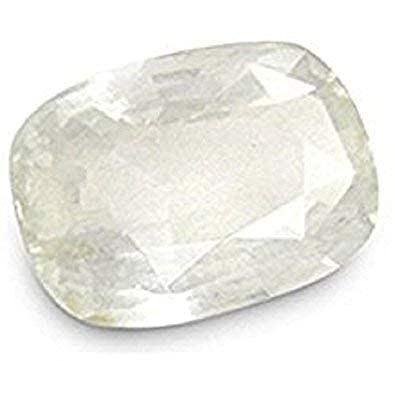 JAGDAMBA GEMS Amazing Safed Pukhraj Stein 25,25 Ratti 24,72 Karat Ceylon weißer Saphir Edelstein Original zertifiziert für Männer und Frauen, loser Edelstein, weißer Saphir, Lose Edelsteine, Weißer JAGDAMBA GEMS Amazing Safed Pukhraj Stein 25,25 Ratti 24,72 Karat Ceylon weißer Saphir Edelstein Original zertifiziert für Männer und Frauen, loser Edelstein, weißer Saphir, Lose Edelsteine, Weißer von JAGDAMBA GEMS