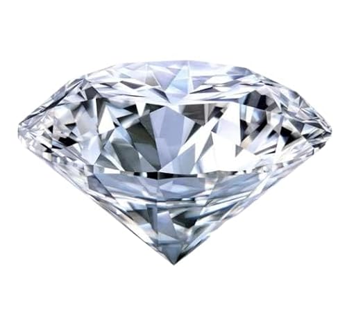 JAGDAMBA GEMS Stein 12,25 Ratti AAA++ weißer Zirkon Stein Original zertifiziert - Precious & Genuine Safed Zarkan Unheated Natural Jerkin für Männer und Frauen Schmuck, Free Size, Edelstein, Zirkonia von JAGDAMBA GEMS