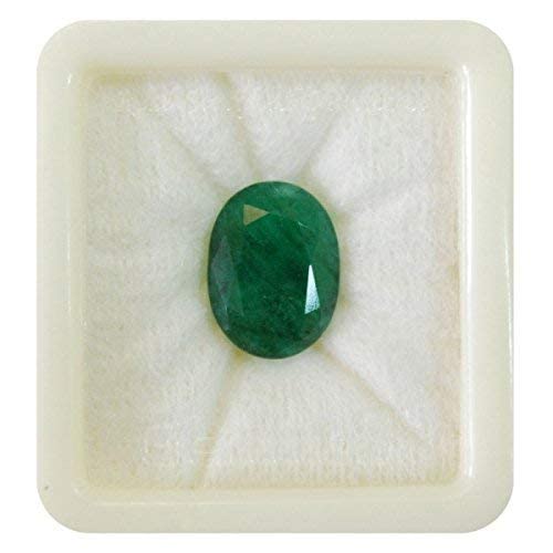 JAGDAMBA GEMS Zertifizierter unbeheizter unbehandelter 6,25 Ratti 5,45 Karat A+ natürlicher Smaragd-Panna-Edelstein für Männer und Frauen, natürlicher Smaragd-Panna-Edelstein, Smaragd, Natürlicher JAGDAMBA GEMS Zertifizierter unbeheizter unbehandelter 6,25 Ratti 5,45 Karat A+ natürlicher Smaragd-Panna-Edelstein für Männer und Frauen, natürlicher Smaragd-Panna-Edelstein, Smaragd, Natürlicher von JAGDAMBA GEMS