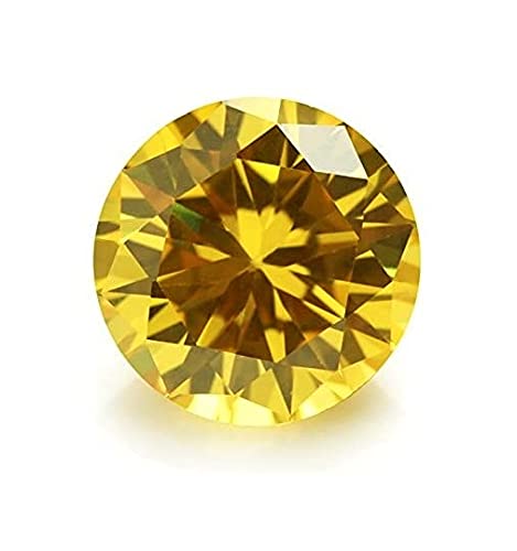JAGDAMBA GEMS Zirkonia, gelber Zirkonia, amerikanischer Diamant, 16,25 Ratti, 15,48 Karat, zertifizierter loser Edelstein für Damen, Deluxe-Stein, Lose Edelsteine, Zirkonia JAGDAMBA GEMS Zirkonia, gelber Zirkonia, amerikanischer Diamant, 16,25 Ratti, 15,48 Karat, zertifizierter loser Edelstein für Damen, Deluxe-Stein, Lose Edelsteine, Zirkonia von JAGDAMBA GEMS