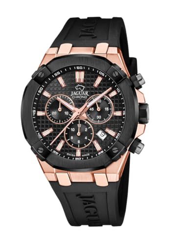 JAGUAR Schwarzer männerschweizer Uhr Diplomatic. von JAGUAR