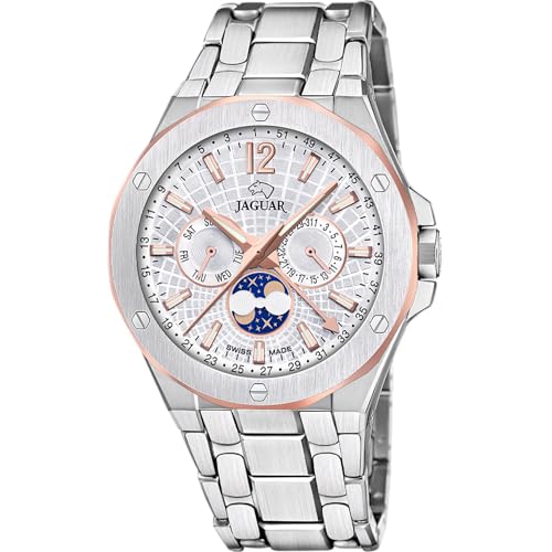 JAGUAR Uhr Für Herren J1039/1 Diplomatic Multi Edelstahl Case SilberEdelstahl Band von JAGUAR