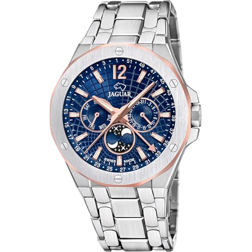 JAGUAR Uhr Für Herren J1039/2 Diplomatic Multi Edelstahl Case SilberEdelstahl Band von JAGUAR