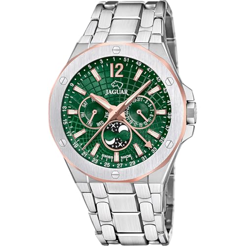 JAGUAR Uhr Für Herren J1039/3 Diplomatic Multi Edelstahl Case SilberEdelstahl Band von JAGUAR