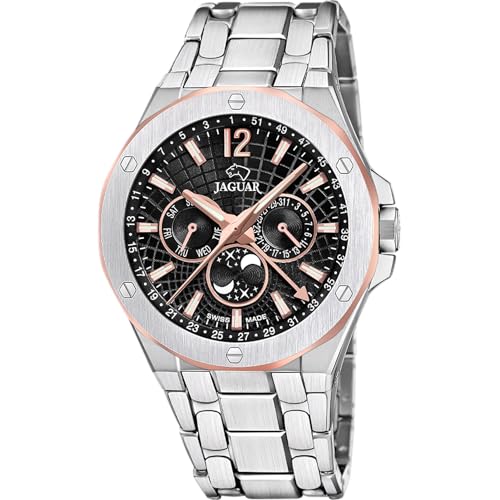 JAGUAR Uhr Für Herren J1039/4 Diplomatic Multi Edelstahl Case SilberEdelstahl Band von JAGUAR