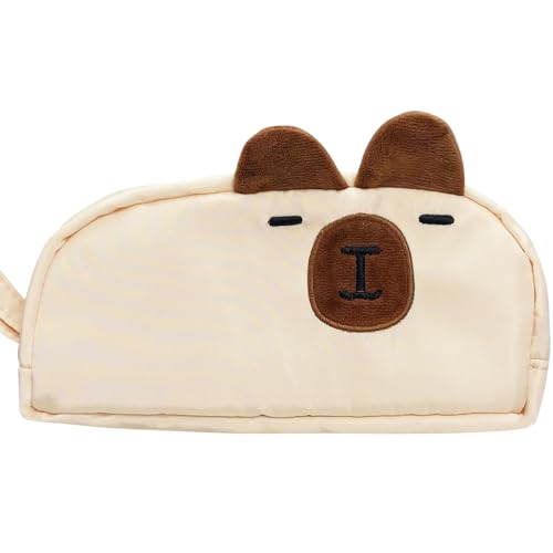 JAHEMU Federmäppchen Capybara Mäppchen Kinder Schreibwaren Tasche Große Kapazität Pencil Case Kapibara Federtasche Schreibwaren Organizer von JAHEMU