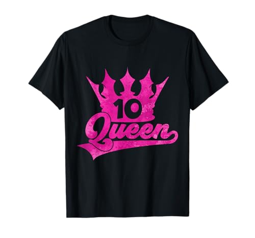 SWEET 10 QUEEN MÄDCHEN 10. GEBURTSTAG T-Shirt SWEET 10 QUEEN MÄDCHEN 10. GEBURTSTAG T-Shirt von JAHRGANG 2013 GESCHENK ZUM 10. GEBURTSTAG