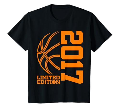 Kinder 8. GEBURTSTAG BASKETBALL LIMITED EDITION 2017 T-Shirt Kinder 8. GEBURTSTAG BASKETBALL LIMITED EDITION 2017 T-Shirt von JAHRGANG 2017 OUTFIT ZUM 8. GEBURTSTAG