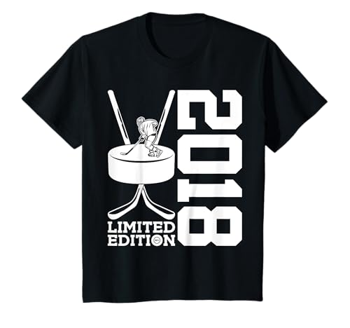 Kinder LIMITED EDITION 2018 EISHOCKEY 7. GEBURTSTAG T-Shirt Kinder LIMITED EDITION 2018 EISHOCKEY 7. GEBURTSTAG T-Shirt von JAHRGANG 2018 OUTFIT ZUM 7. GEBURTSTAG