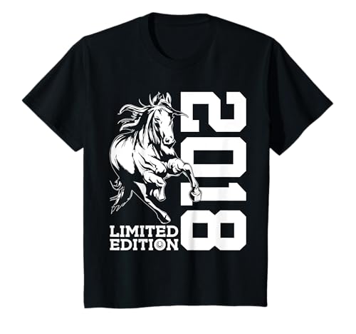 Kinder REITEN 7. GEBURTSTAG PFERD LIMITED EDITION 2018 REITER T-Shirt Kinder REITEN 7. GEBURTSTAG PFERD LIMITED EDITION 2018 REITER T-Shirt von JAHRGANG 2018 OUTFIT ZUM 7. GEBURTSTAG
