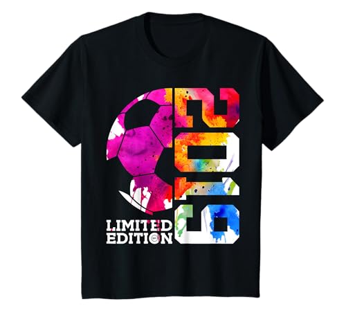 Kinder 6. GEBURTSTAG FUßBALL LIMITED EDITION 2019 T-Shirt von JAHRGANG 2019 OUTFIT ZUM 6. GEBURTSTAG