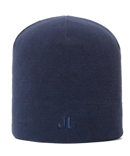 JAIL JAM Unisex Running Mütze aus Fleece, Fahrradmütze, doppellagiger Bund, für Damen und Herren, Gr. 56-59 cm, Mütze:Blue Navy von JAIL JAM