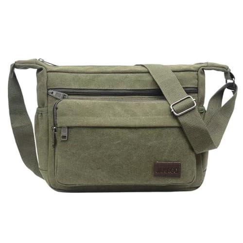 JAKAGO Umhängetasche Herren, Multi-Tasche Schultertaschen,Arbeitstaschen Herren & Damen,für Outdoor,Reisen,Arbeiten,täglicher Gebrauch (Grün) von JAKAGO