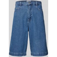JAKE*S STUDIO MEN Regular Fit Jeansshorts im 5-Pocket-Design in Blau, Größe S von JAKE*S STUDIO MEN