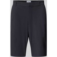 JAKE*S STUDIO MEN Regular Fit Shorts mit Eingrifftaschen in Metallic Blue, Größe XXL von JAKE*S STUDIO MEN