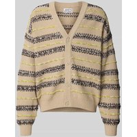 JAKE*S STUDIO MEN Strickjacke mit V-Ausschnitt in Beige, Größe XL JAKE*S STUDIO MEN Strickjacke mit V-Ausschnitt in Beige, Größe XL von JAKE*S STUDIO MEN
