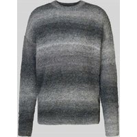 JAKE*S STUDIO MEN Strickpullover mit überschnittenen Schultern in Anthrazit, Größe XXL von JAKE*S STUDIO MEN