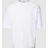 JAKE*S STUDIO MEN T-Shirt mit Rundhalsausschnitt in Weiss, Größe XXL von JAKE*S STUDIO MEN