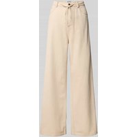 JAKE*S STUDIO WOMAN Jeans mit weitem Bein und Tunnelzug in Offwhite, Größe 42 von JAKE*S STUDIO WOMAN