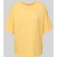 JAKE*S STUDIO WOMAN Oversized T-Shirt mit Statement-Stitching in Gelb, Größe XL von JAKE*S STUDIO WOMAN