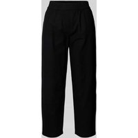 JAKE*S STUDIO WOMAN Stoffhose in verkürzter Passform mit elastischem Bund in Black, Größe 34 von JAKE*S STUDIO WOMAN