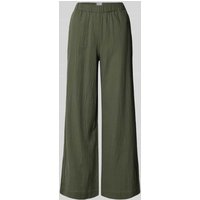JAKE*S STUDIO WOMAN Stoffhose mit elastischem Bund in Khaki, Größe 40 von JAKE*S STUDIO WOMAN