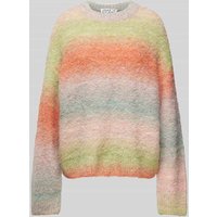 JAKE*S STUDIO WOMAN Strickpullover mit Rundhalsausschnitt in Dunkelorange, Größe M von JAKE*S STUDIO WOMAN