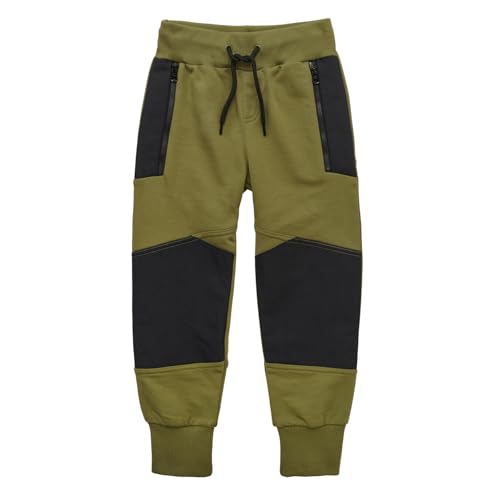 JAKO-O Jogginghose Kinder Baby Robust, khaki 128/134 von JAKO-O
