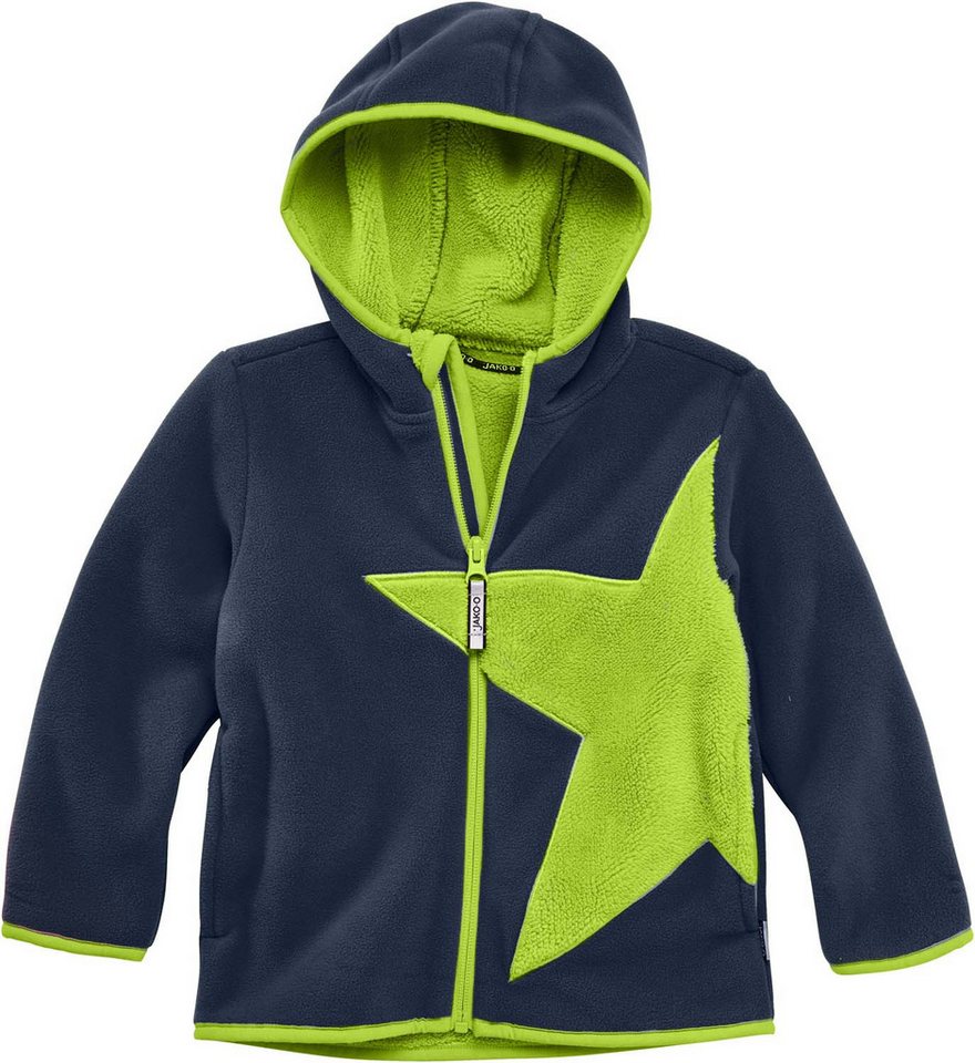 JAKO-O Kapuzenfleecejacke JAKO-O Kuschel Fleecejacke Kinder Jungen Mädchen Stern von JAKO-O