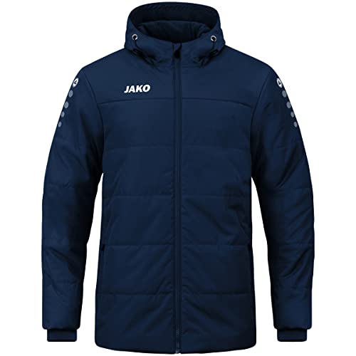 JAKO Coachjacke Team mit Kapuze, Größe:L, Farbe:marine von JAKO