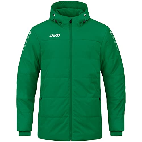 JAKO Coachjacke Team mit Kapuze, Größe:XL, Farbe:sportgrün von JAKO