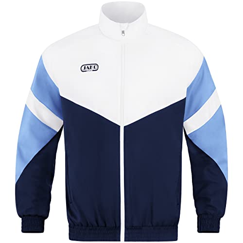 JAKO Freizeitjacke Retro, Größe:M, Farbe:marine/weiss/skyblue von JAKO