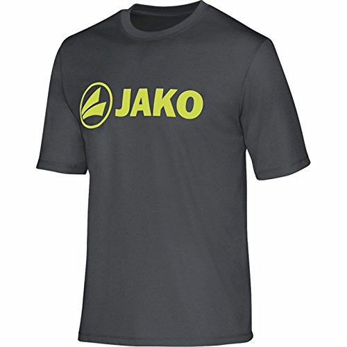 JAKO Funktionsshirt Promo, Größe:4XL, Farbe:anthrazit/Lime von JAKO
