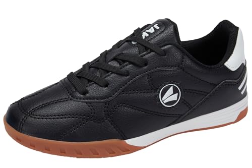 JAKO Fußball Schuhe Unisex Training Sport Fussballschuhe NonMarking Hallenschuhe Sportschuhe J-SI Signature in Weiß/Schwarz in Größe 45 JAKO Fußball Schuhe Unisex Training Sport Fussballschuhe NonMarking Hallenschuhe Sportschuhe J-SI Signature in Weiß/Schwarz in Größe 45 von JAKO