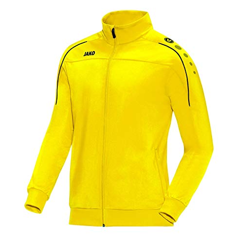 JAKO Fußball - Teamsport Textil - Jacken Classico Polyesterjacke Kids gelbschwarz 104 von JAKO