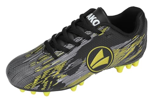 JAKO J-SFG Stepover Fussballschuh, Jet Black/neon Yellow, 40 EU von JAKO