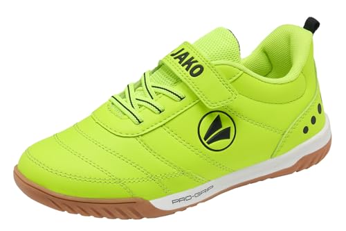 JAKO J-SH Pass EV Hallenturnschuh, neon Yellow/Jet Black, 36 EU von JAKO