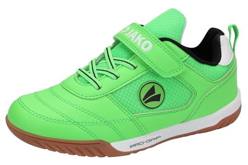 JAKO J-SH Winger EV Hallenturnschuh, neon Green/Jet Black, 39 EU von JAKO