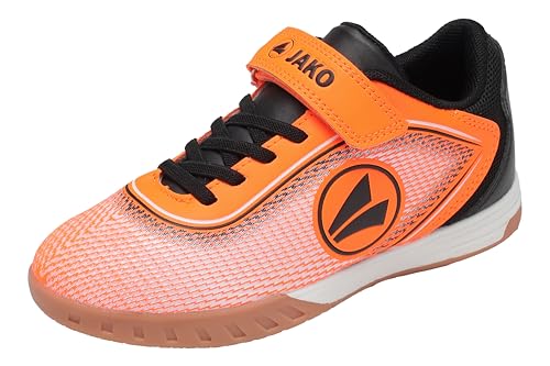 JAKO J-SI Course EV Hallenturnschuh, neon orange/Jet Black, 31 EU von JAKO