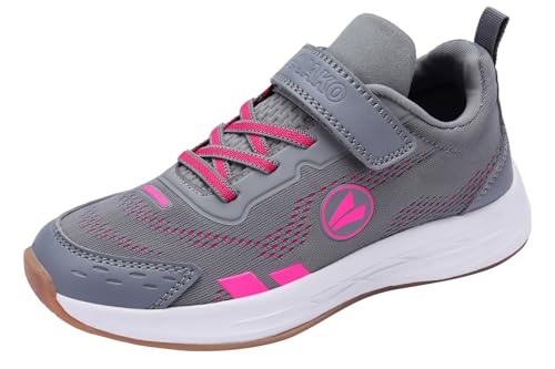 JAKO J-TF Play EV Sneaker, Ultimate Grey/neon pink, 32 EU von JAKO